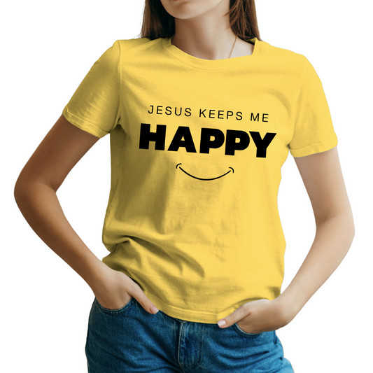 Jesus Keeps me Happy Women's T-Shirt