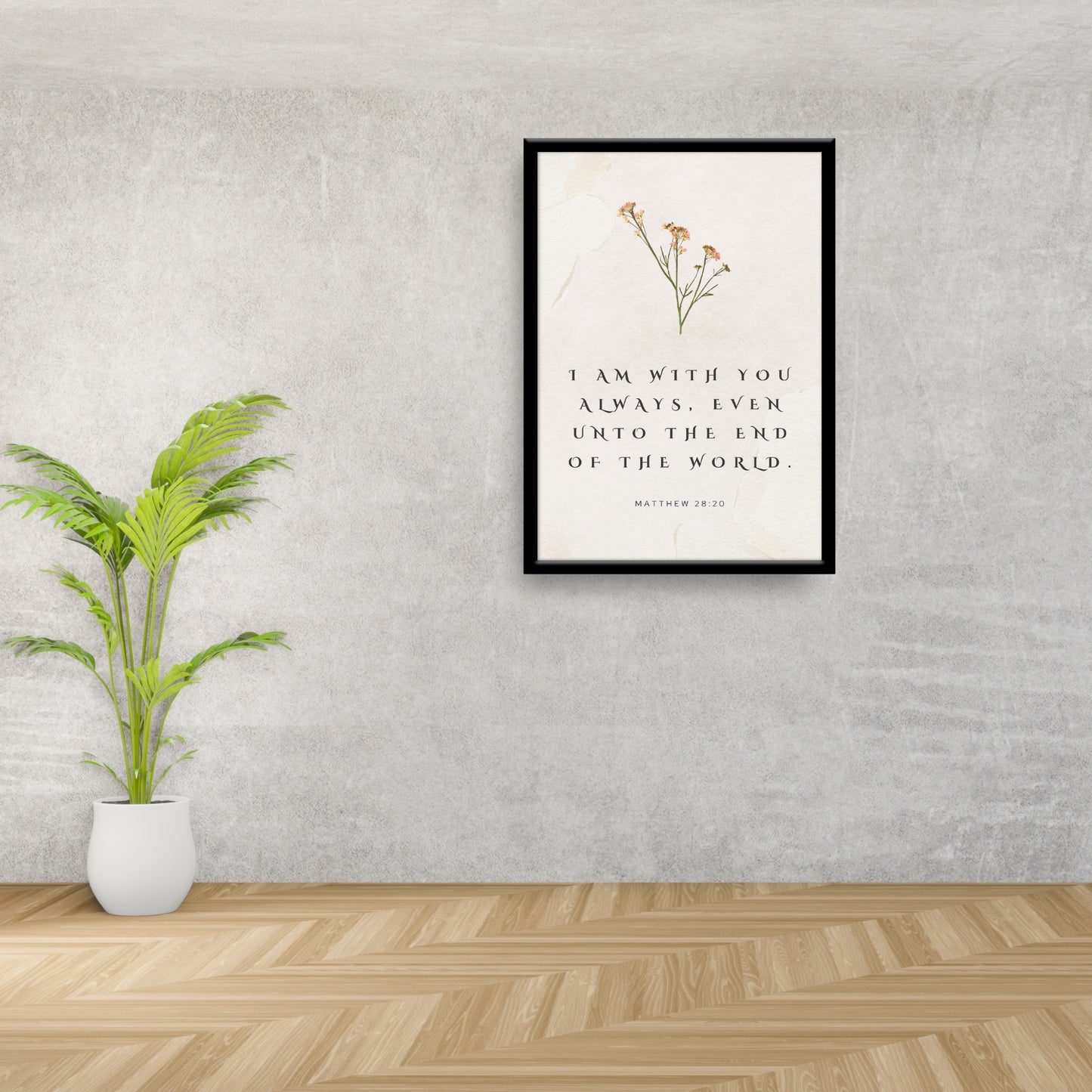 Bible verse wall frames home decor Items for living room wall hangings for office decoration Christian bible verse board -Size - 13” X 19”