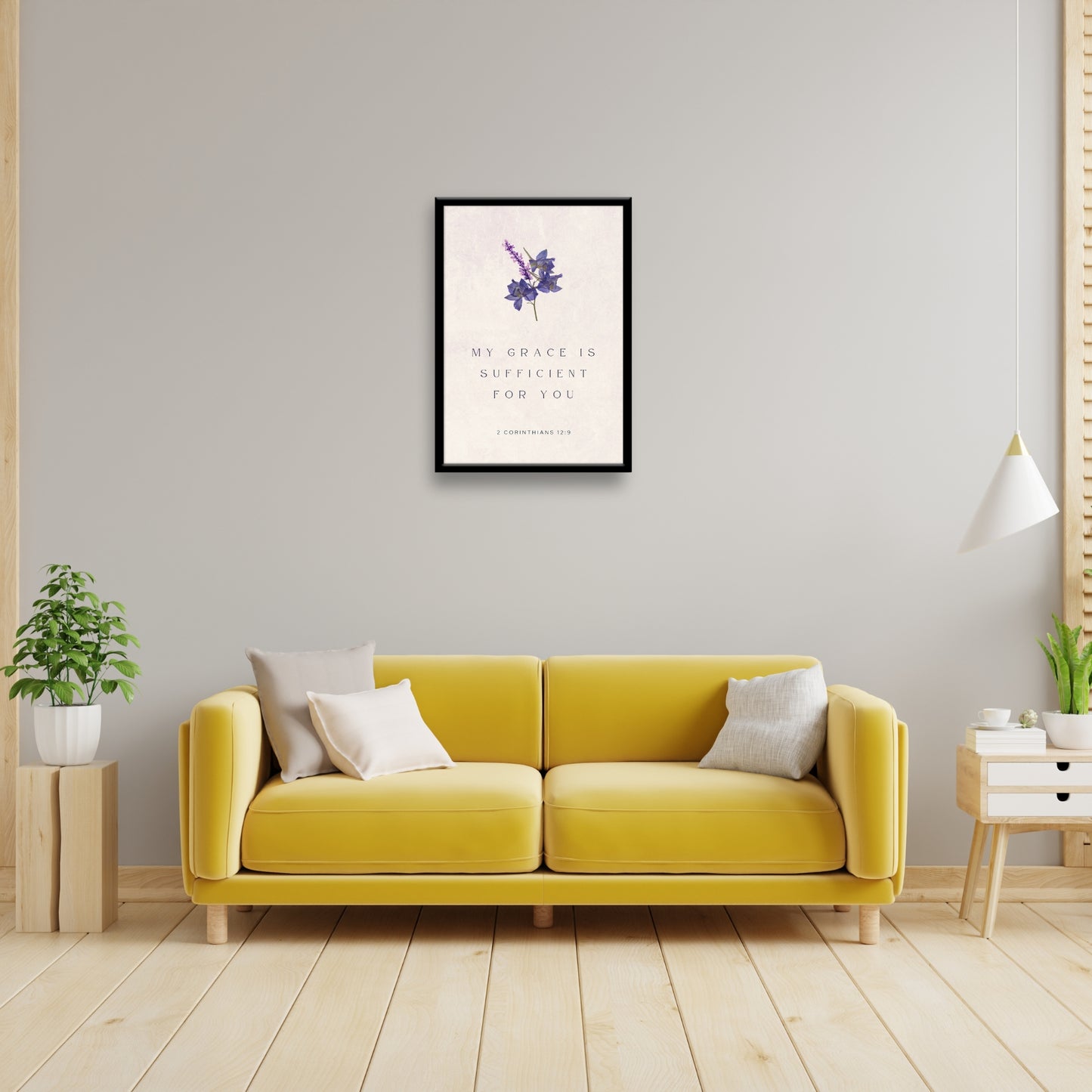 Bible verse wall frames home decor Items for living room wall hangings for office decoration Christian bible verse board -Size - 13” X 19”