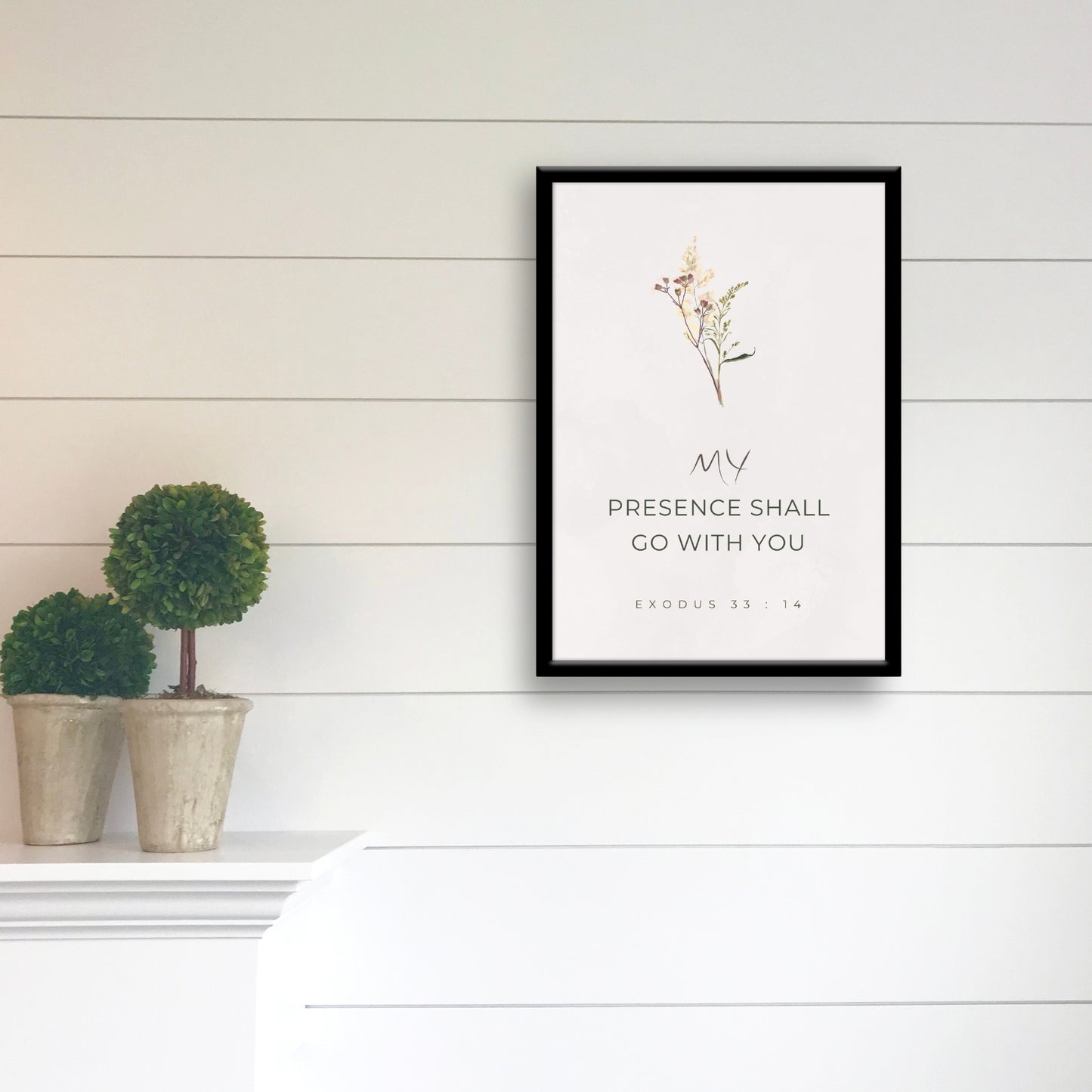 Bible verse wall frames home decor Items for living room wall hangings for office decoration Christian bible verse board -Size - 13” X 19”