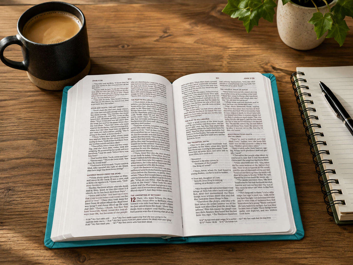 NKJV Thinline Bible, Compact, Leathersoft, Turquoise Blue, Red Letter, Comfort Print Holy Bible Old and New Testament - English Reference Bible Size 4.5" X 7"