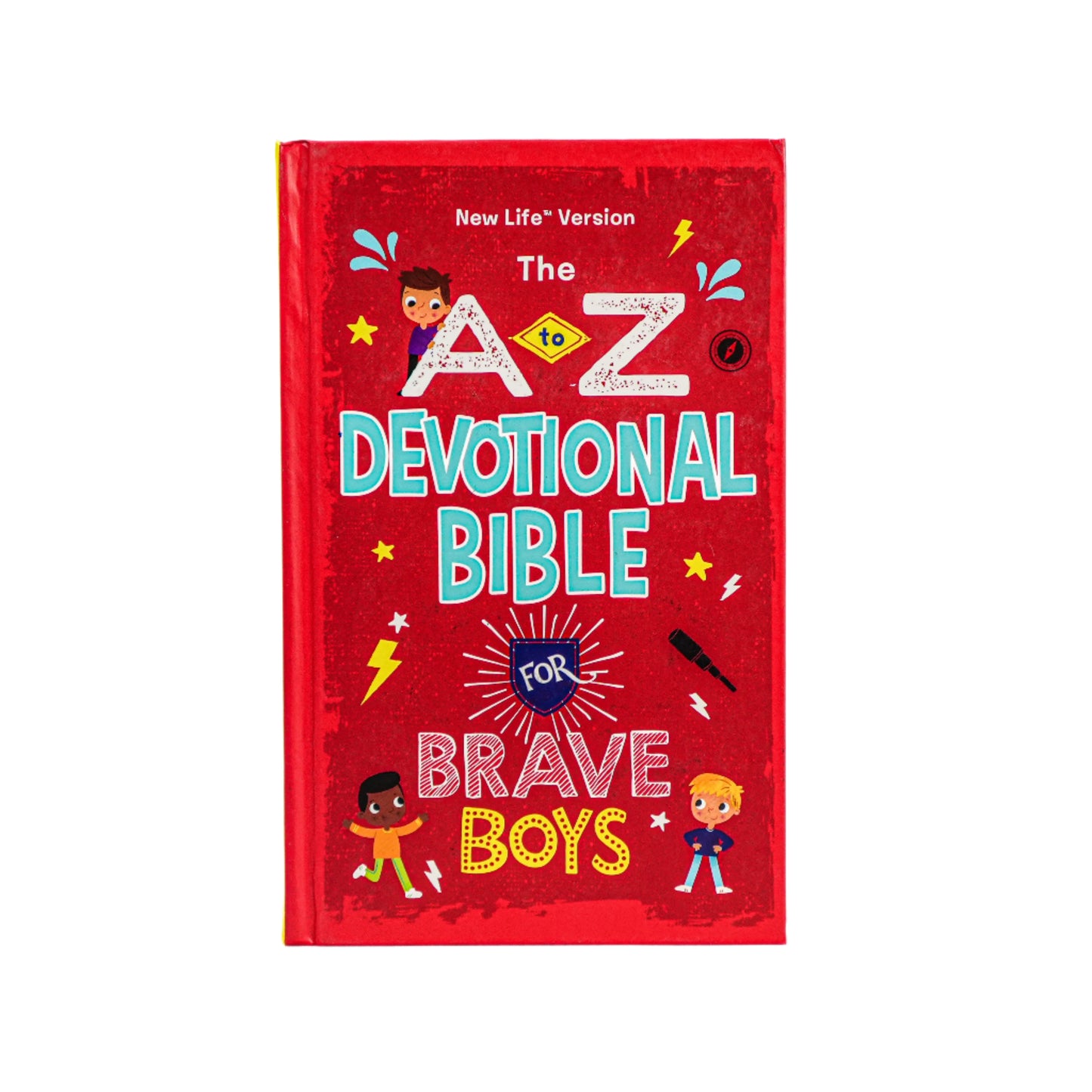 The A-Z Devotional Bible for Brave Boys - New Life Version (New & Old Testament)