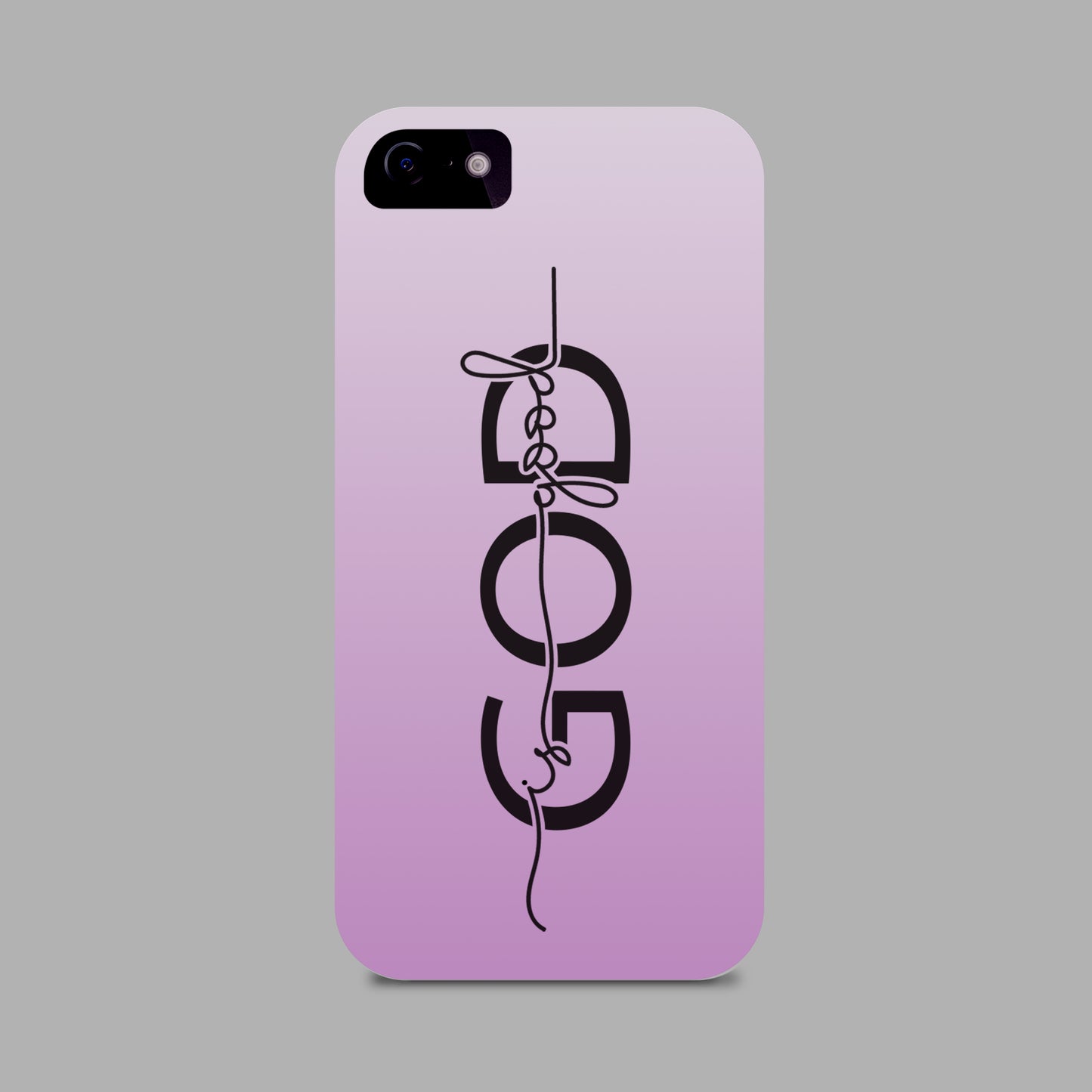 God is good - Mobile back case for Apple Iphone - Light Pink