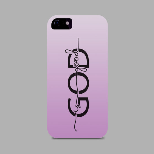 God is good - Mobile back case for Apple Iphone - Light Pink