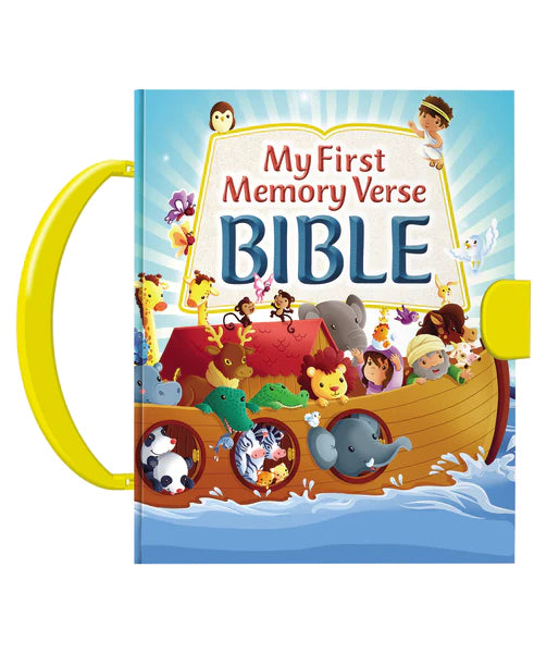 My First Memory Verse Bible - kids Bible Memory Verse Book 22 great Bible verses for toddler - children's Bible Memory Padded Board Book