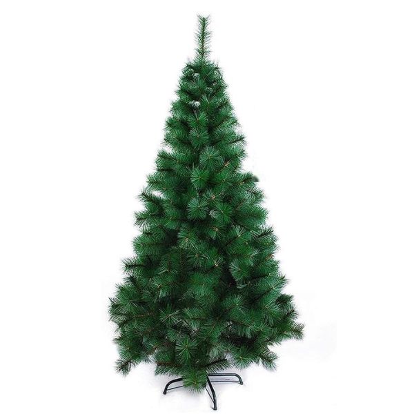 5 Feet Christmas Pine Tree with decors LED sting light, PVC Material Xmas Miniature Tree for Christmas