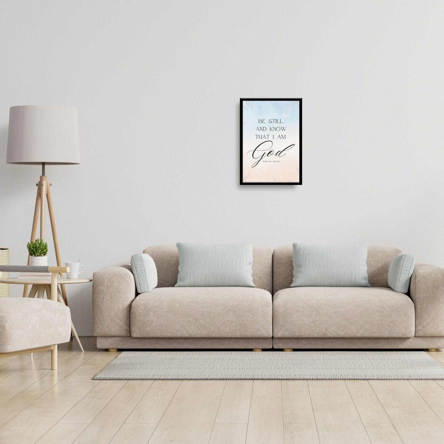 Be still and know.. Bible verse wall frames home decor Items for living room wall hangings for office decoration Christian bible verse board -Size - 13” X 19”
