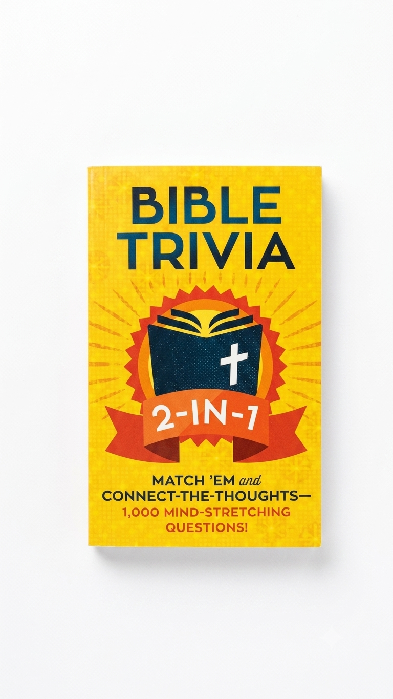 Bible Trivia 2-in-1: Match 'Em and Connect-the-Thoughts (1,000 Mind-Stretching Questions)