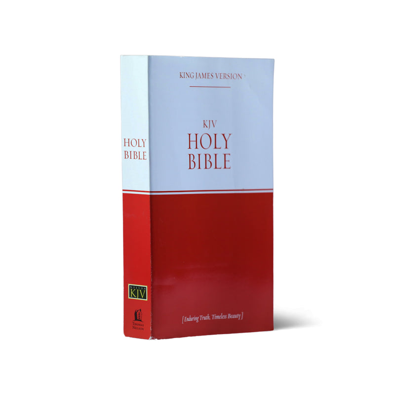 KJV Bible Red and White Holy Bible, King James Version Paperback