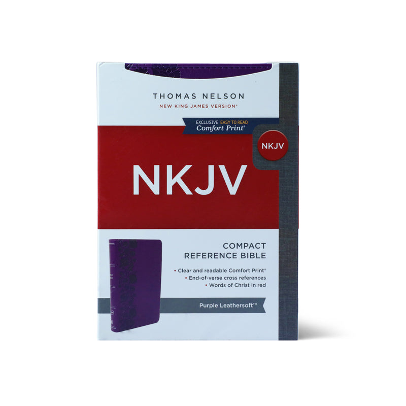 NKJV Compact Reference Bible - Purple