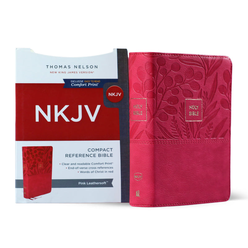 NKJV Compact Reference Bible - Pink