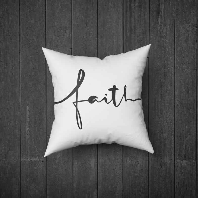 Cushion Cover Bible verse Printed cotton Pillow Cover For Sofa Couch Bed