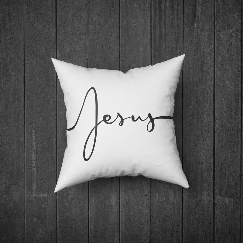 Cushion Cover Bible verse Printed cotton Pillow Cover For Sofa Couch Bed