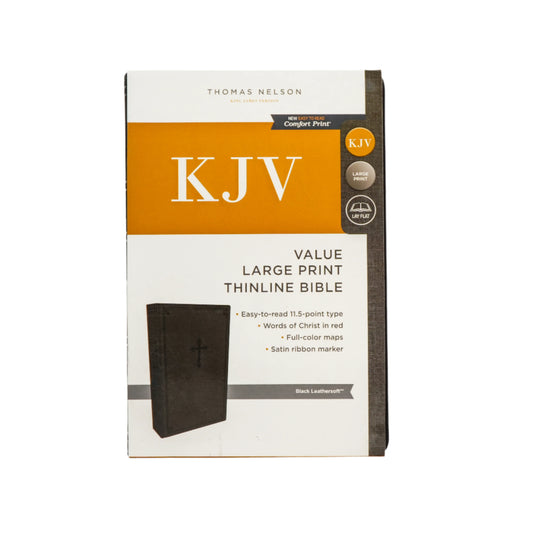 KJV Value Large Print Thinline Bible - English Holy Bible (Old & New Testament)