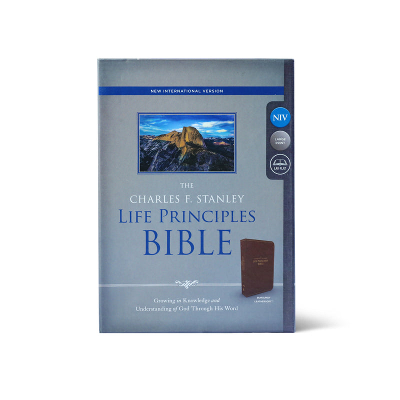 NIV Holy Bible Old and New Testament - English The Charles F. Stanley Life Principles Bible