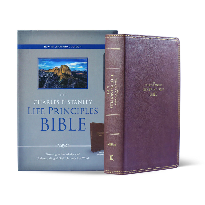 NIV Holy Bible Old and New Testament - English The Charles F. Stanley Life Principles Bible