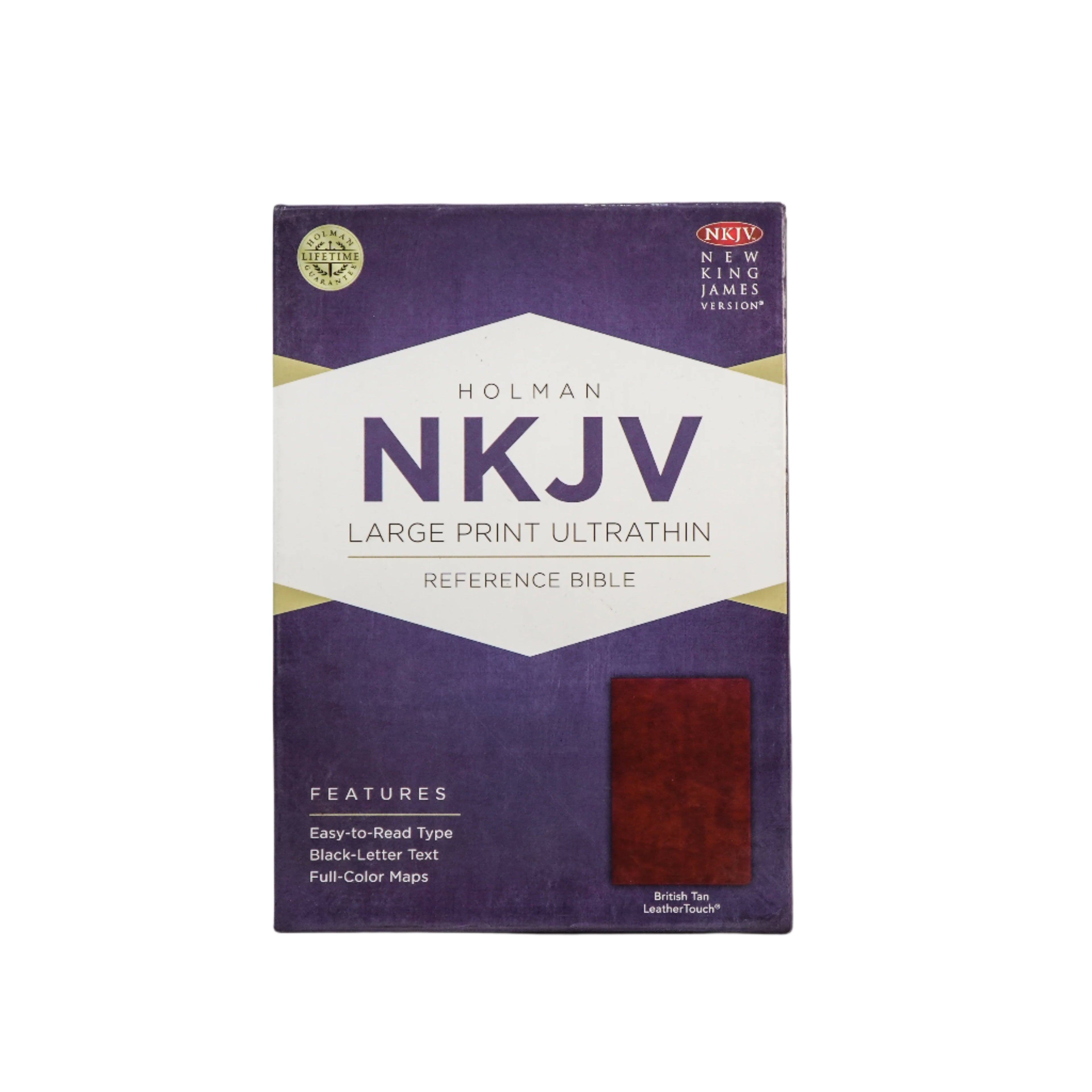 Holman NKJV Large Print Ultra Thin Reference Bible - Holy