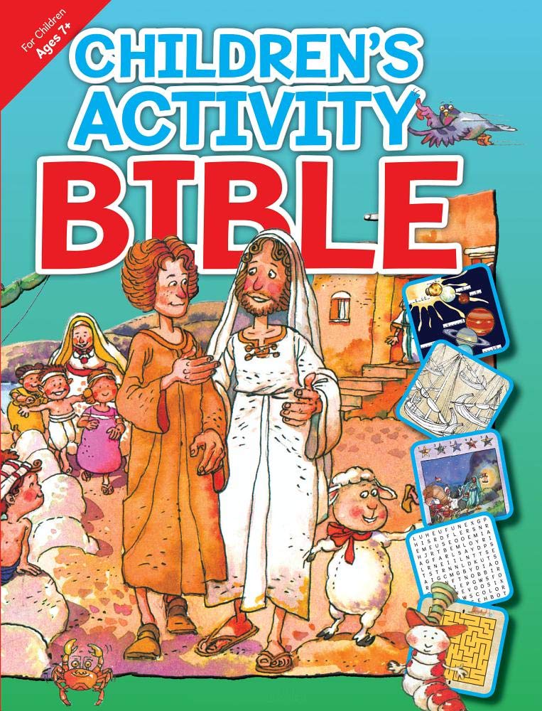 Children’s Activity Bible- Bible Activities for Kids - word searches, puzzles, crosswords Book