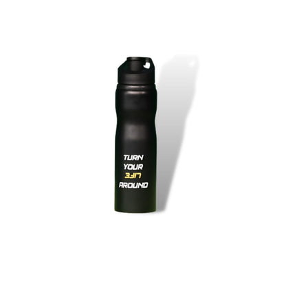 UTurn Turn Your Life Around - Printed  750 ml Lightweight Steel Reusable Sipper Water Bottles
