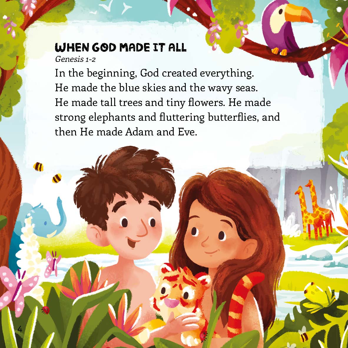 My Toddler Bible - kids Bible story Book Simple text Bible verses for toddler  - Padded Board Book illustrated