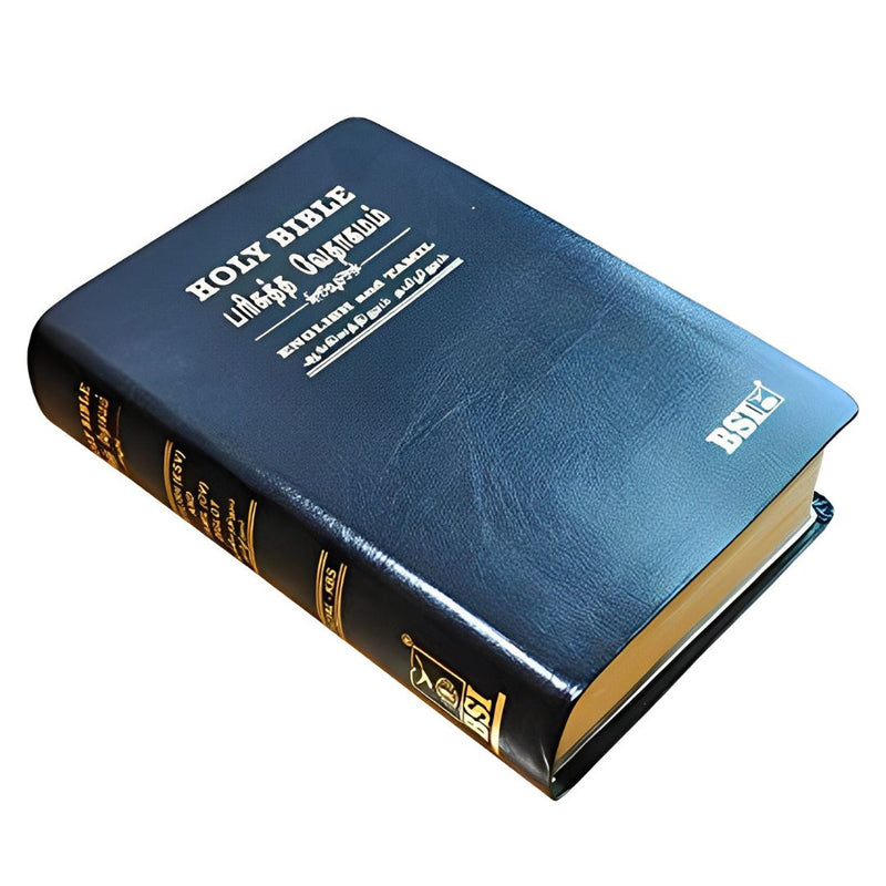 Tamil English Parallel Holy Bible | Burgundy Color | Korean Print | Tamil (O.V) English (ESV)